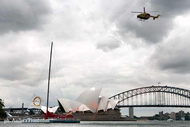 Helicopter rescue drill with WILD OATS XI - Rolex Sydney Hobart Yacht Race 2011 ©  Andrea Francolini Photography http://www.afrancolini.com/